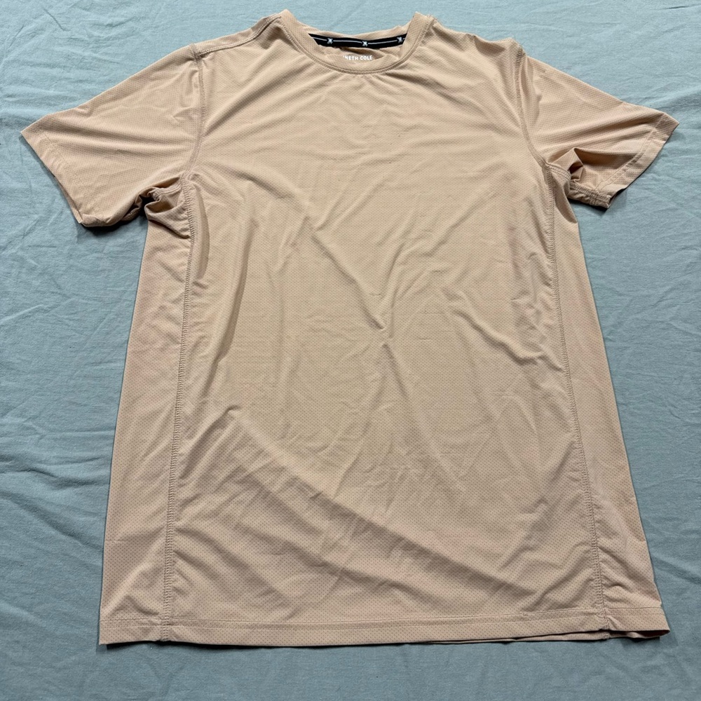 Kenneth Cole Light Tan Short Sleeve Tee